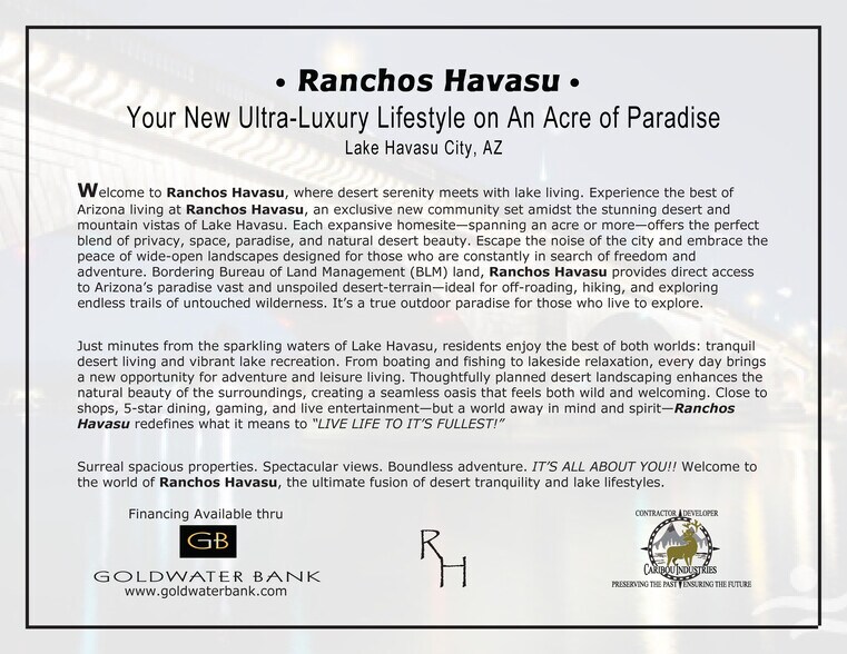 More Photos Of E. Heights Blvd, Lake Havasu City Land For Sale