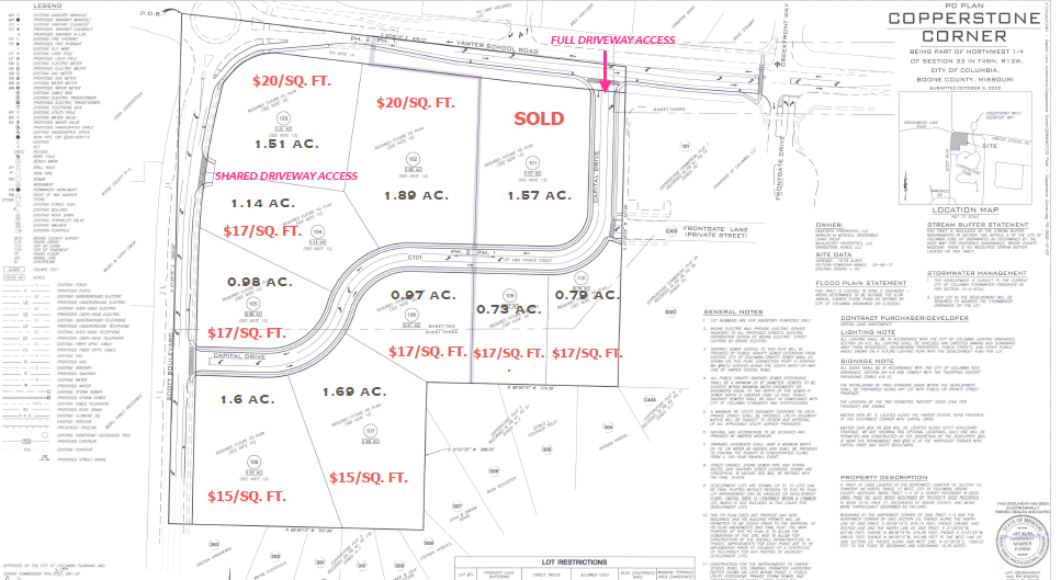 Primary Photo Of West Vawter School & Scott Boulevard, Columbia Land For Sale