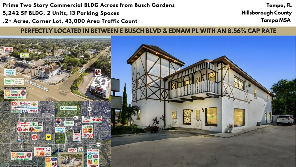 Primary Photo Of 3601 E Busch Blvd, Tampa Storefront Retail Office For Sale
