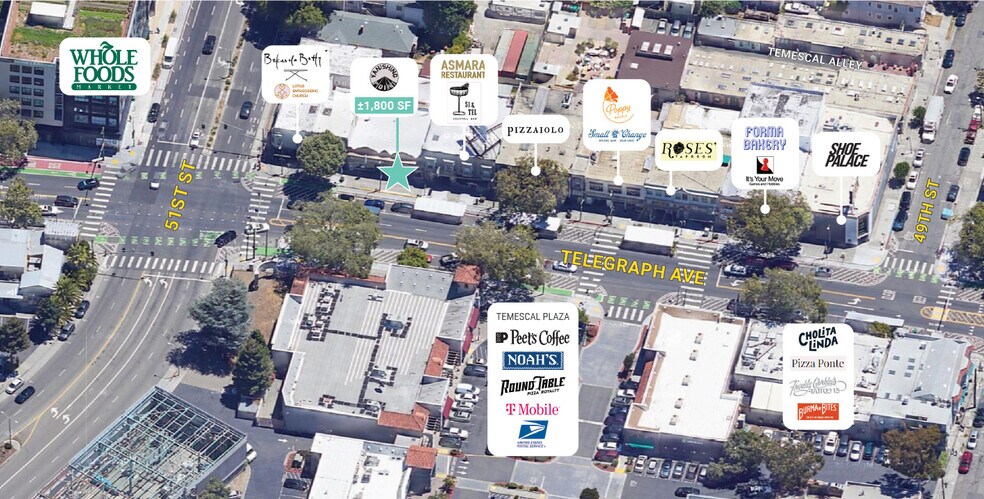 More Photos Of 5026-5032 Telegraph Ave, Oakland Unknown For Lease