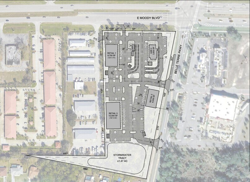 More Photos Of 4751 E Moody Blvd, Bunnell Self Storage For Lease