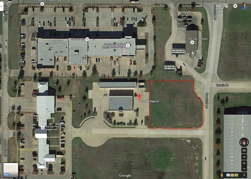 Primary Photo Of 100 Bonham Ct, Red Oak Land For Sale