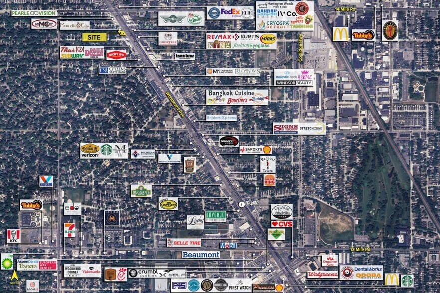 More Photos Of 32867 Woodward Ave, Royal Oak Storefront For Lease