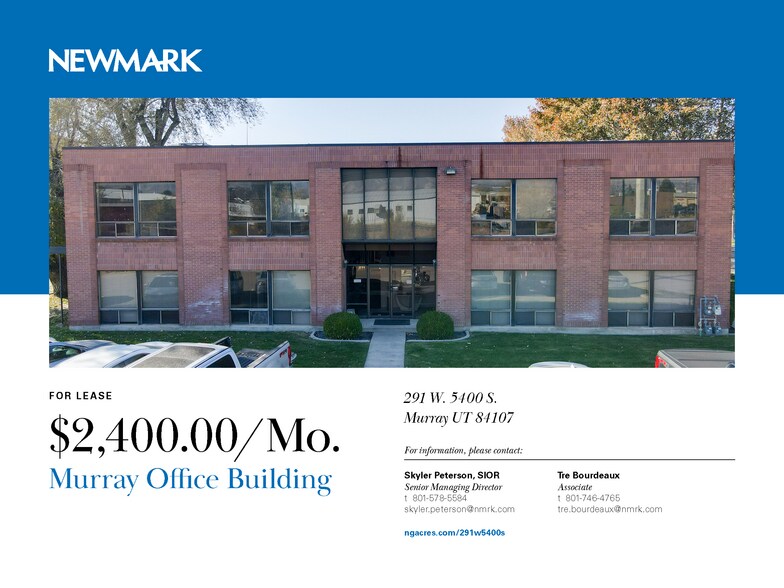 More Photos Of 291 W 5400 S, Murray Office For Lease