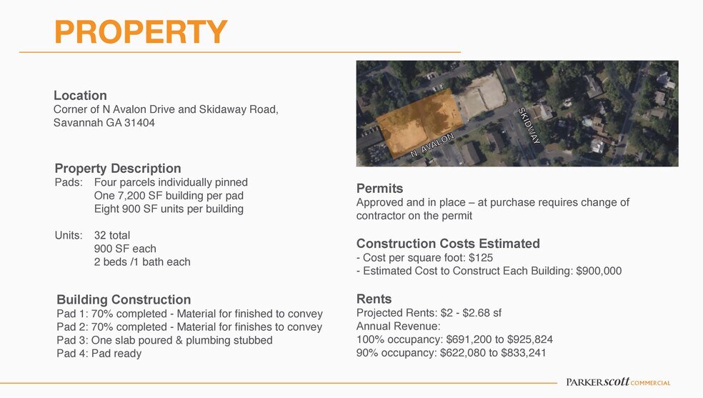 More Photos Of 0 N Avalon Dr, Savannah Apartments For Sale