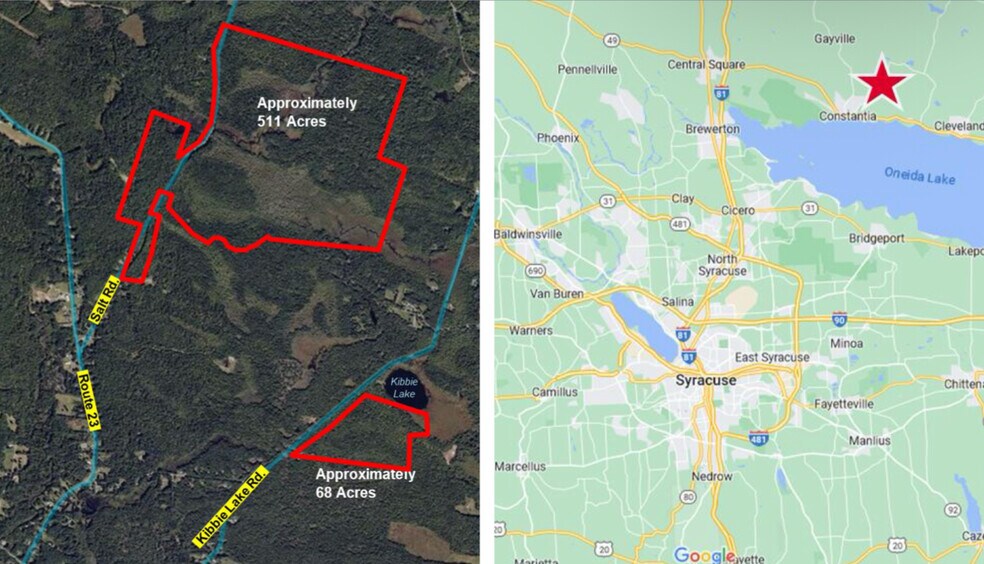 Primary Photo Of 491 Kibbie Lake Rd, Constantia Land For Sale