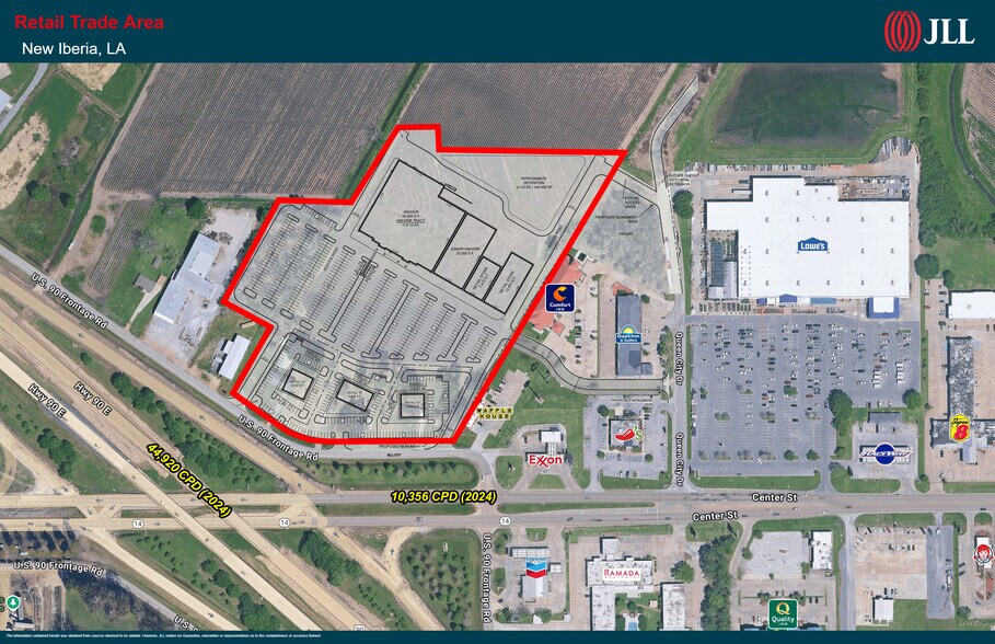 Primary Photo Of 704 W Hwy 90, New Iberia Land For Lease