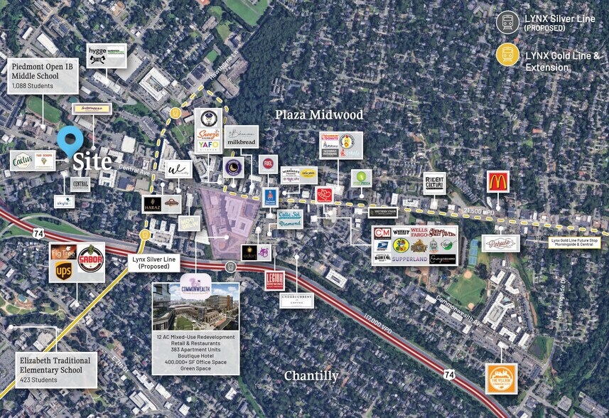 More Photos Of 917-919 Central Ave, Charlotte Storefront Retail Office For Lease