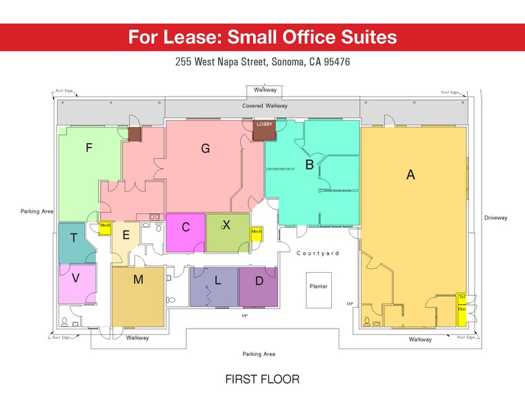 More Photos Of 255 W Napa St, Sonoma Office For Lease