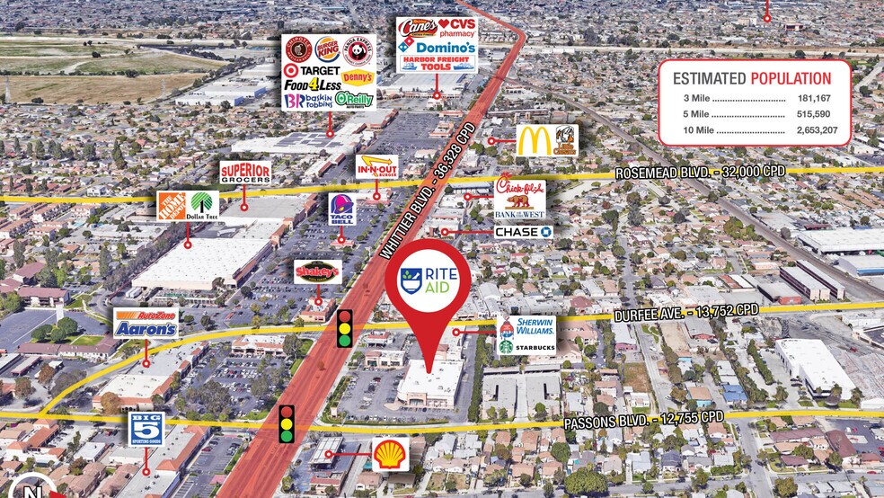 More Photos Of 9333 Whittier Blvd, Pico Rivera Drugstore For Lease