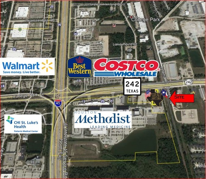 More Photos Of 0 Highway 242, Conroe Land For Sale