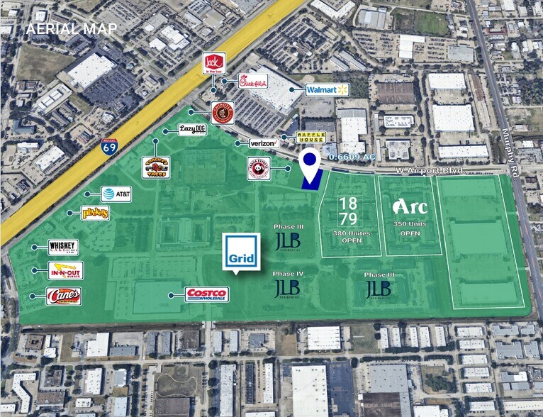 More Photos Of 11111 Airport Blvd, Stafford Land For Lease