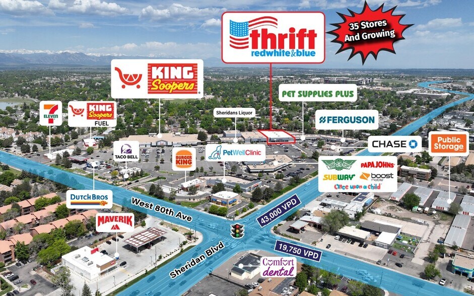 Primary Photo Of 8125 Sheridan Blvd, Arvada General Retail For Sale