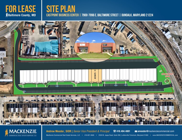 More Photos Of 7900-7996 E Baltimore St, Baltimore Flex For Lease