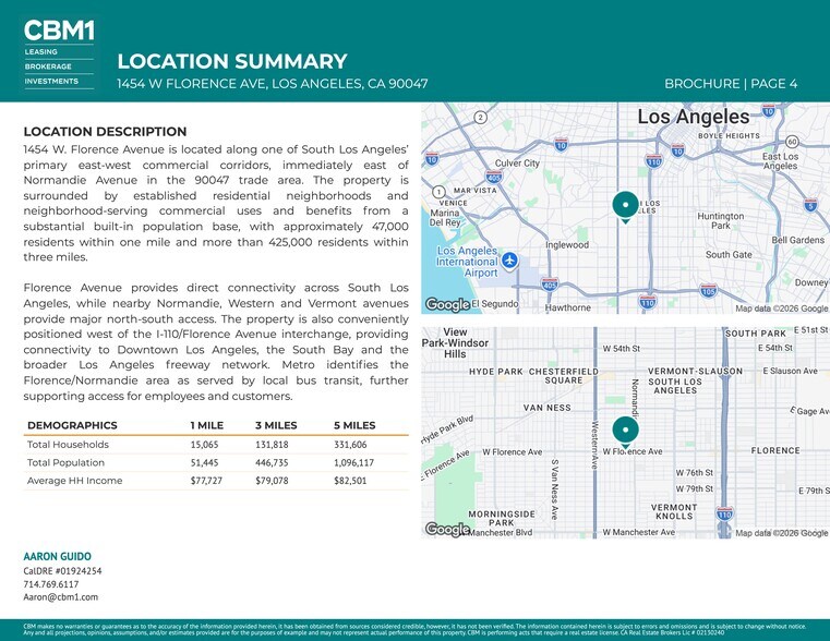 More Photos Of 1454 W Florence Ave, Los Angeles Carwash For Lease