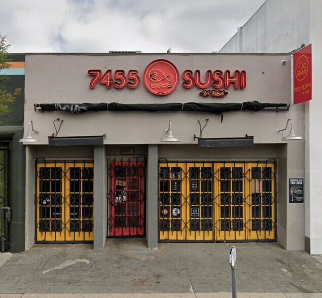 Primary Photo Of 7455 Melrose Ave, Los Angeles Restaurant For Lease