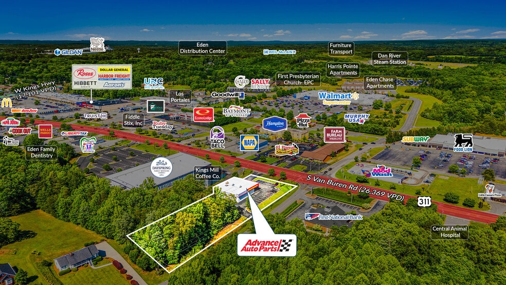 More Photos Of 735 S Van Buren Rd, Eden Freestanding For Sale