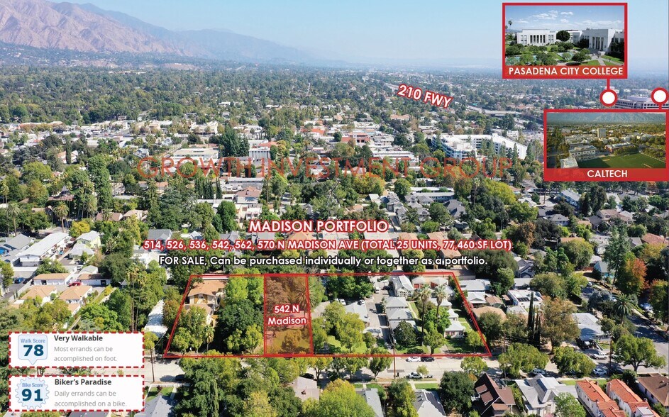 More Photos Of 542 N Madison Ave, Pasadena Apartments For Sale