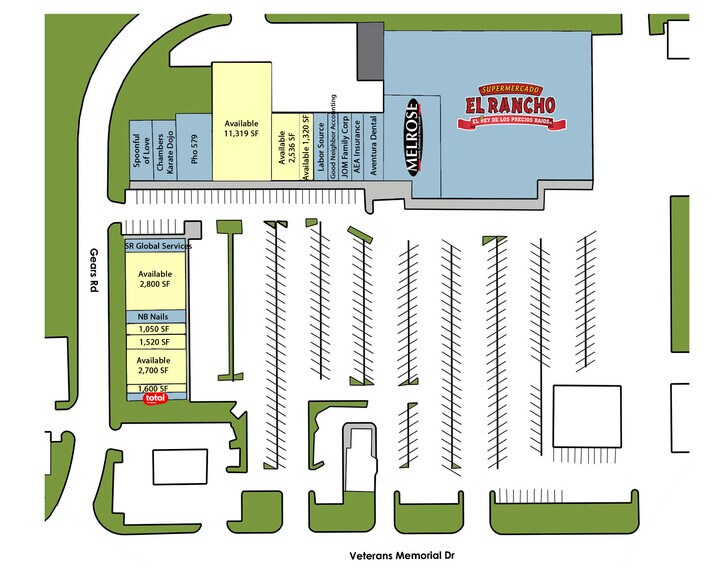 More Photos Of 11303-11495 Veterans Memorial Dr, Houston Unknown For Lease