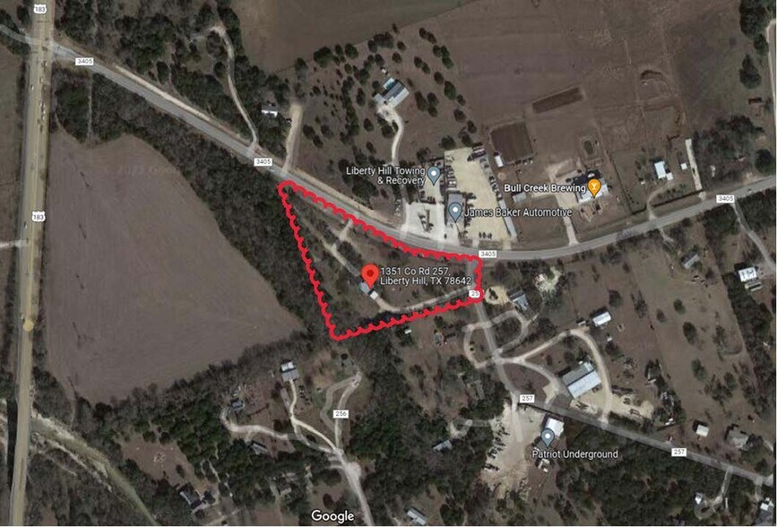 More Photos Of 1351 County Road 257, Liberty Hill Land For Sale