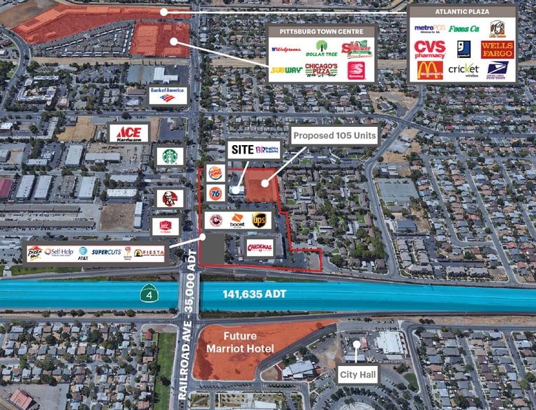 More Photos Of 2136 Railroad Ave, Pittsburg Bank For Lease