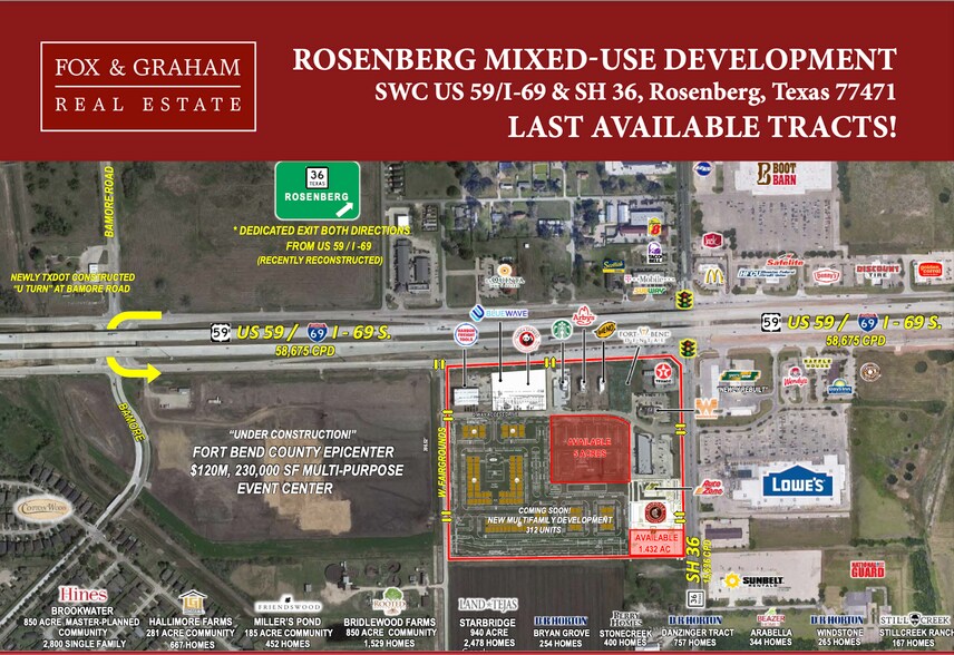 Primary Photo Of SWC US 59/I-69 & SH 36, Rosenberg Land For Sale