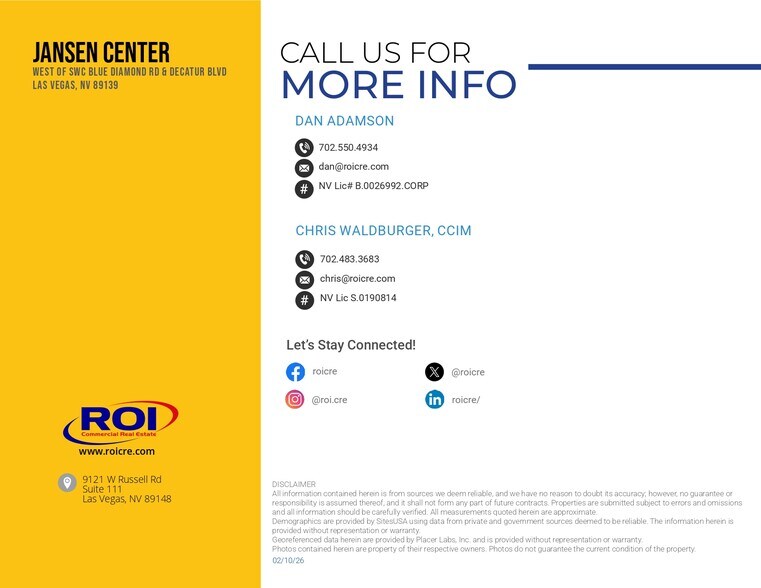 More Photos Of 5025 Blue Diamond Rd, Las Vegas Unknown For Lease