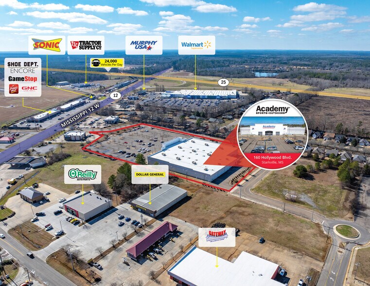 More Photos Of 160 Hollywood Blvd, Starkville Freestanding For Sale