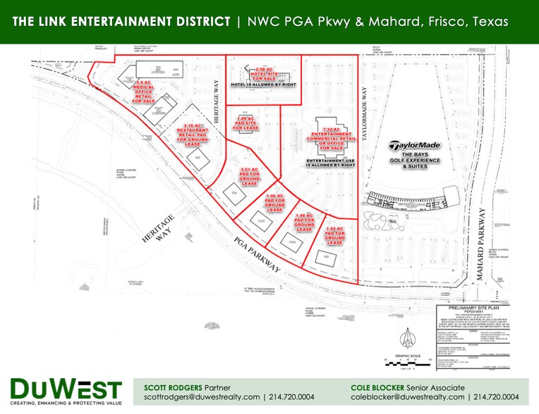 More Photos Of NWC PGA Pkwy & Mahard, Frisco Land For Sale
