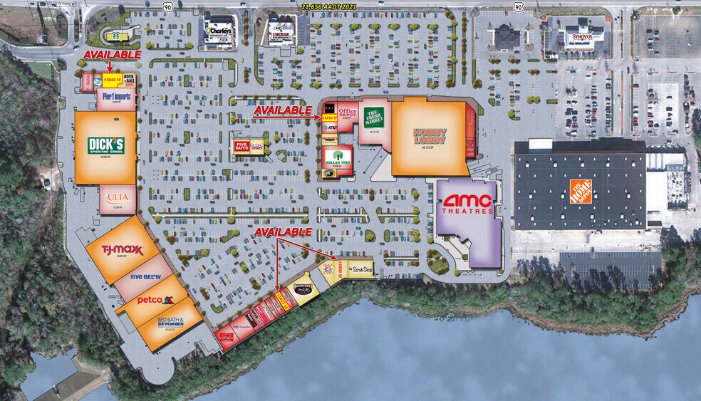 More Photos Of 6850-6902 US Highway 90, Daphne Unknown For Lease