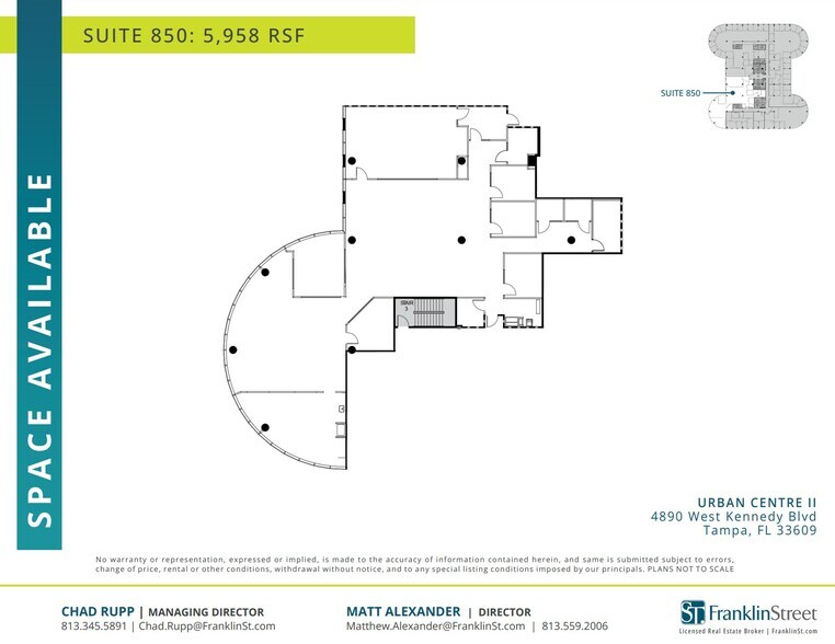 More Photos Of 4830 W Kennedy Blvd, Tampa Unknown For Lease