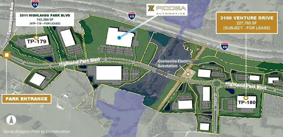 More Photos Of 3100 Venture Dr, Cookeville Warehouse For Lease