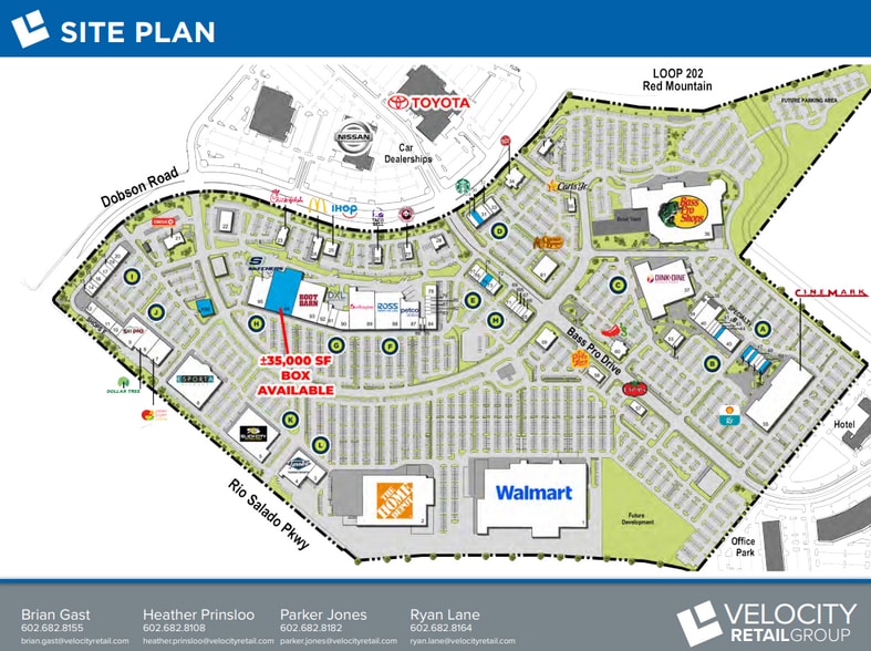 More Photos Of 823-857 N Dobson Rd, Mesa Unknown For Lease