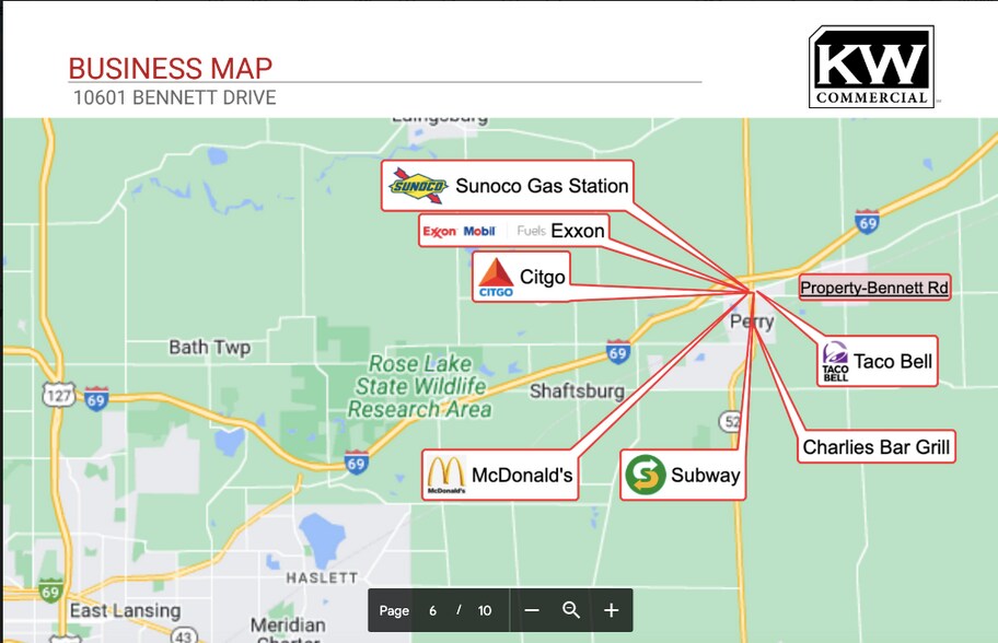 More Photos Of 10601 Bennett Dr, Morrice Warehouse For Sale