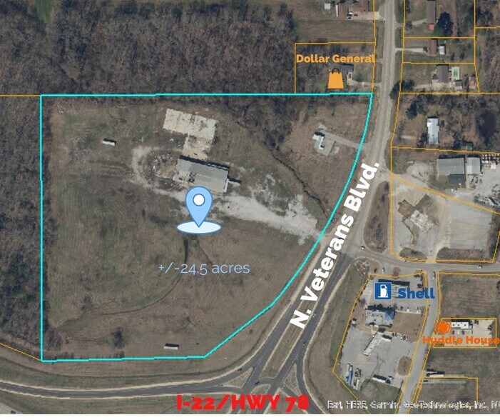 More Photos Of 2255 Veterans, Tupelo Land For Sale