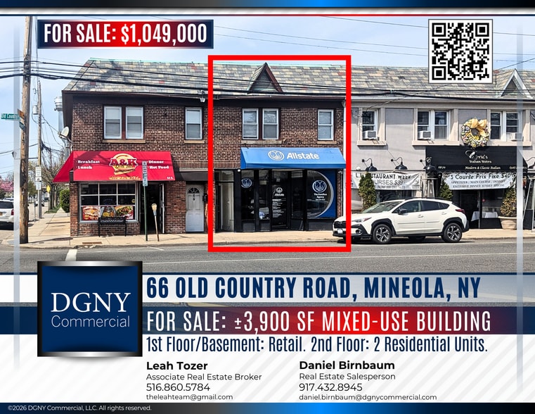 Primary Photo Of 66 Old Country Rd, Mineola Storefront Retail Residential For Sale