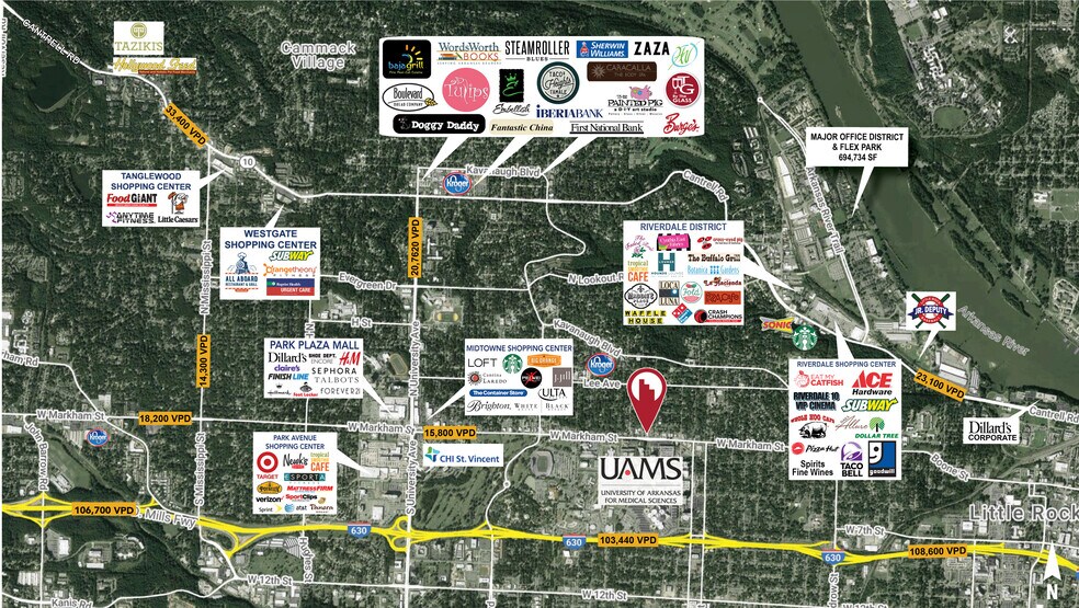 More Photos Of 4324 W Markham St, Little Rock Office For Sale