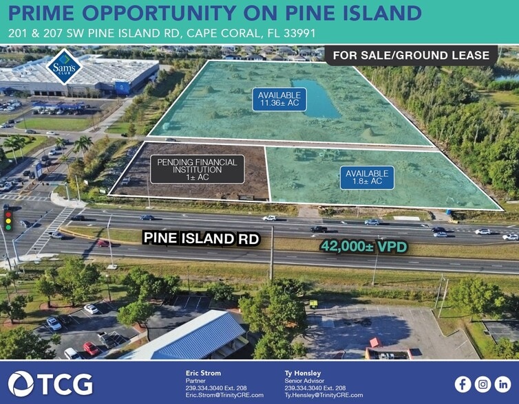 Primary Photo Of 201-207 SW Pine Island Rd, Cape Coral Land For Sale