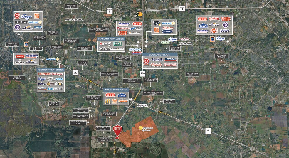 More Photos Of Meridiana Pky @ Green Valley Dr, Rosharon Land For Lease