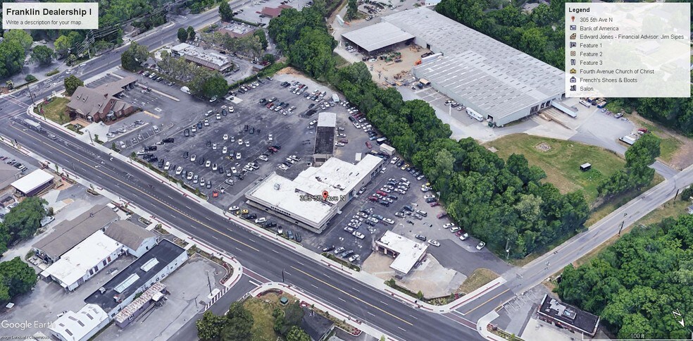 More Photos Of 305 5th Ave N, Franklin Auto Dealership For Lease