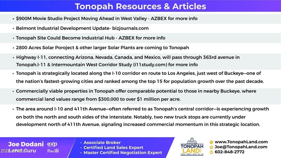 More Photos Of 41900 Indian School rd, Tonopah Land For Sale