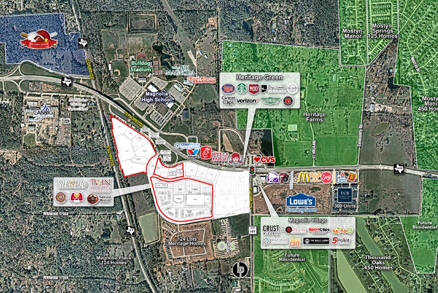 Primary Photo Of SWC of SPUR 149 at FM 1488 Rd, Magnolia Unknown For Lease