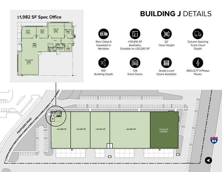 More Photos Of 4911 W. Grand Mogul Dr., Meridian Industrial For Lease