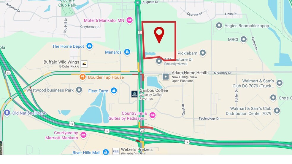 More Photos Of Highway 22 & County Rd 3 @ County Road 3, Mankato Land For Sale