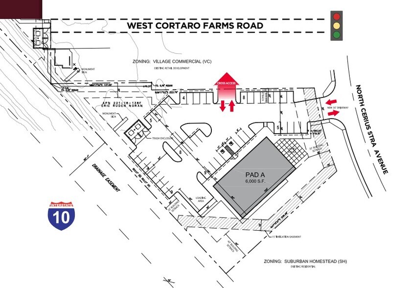 Primary Photo Of I-10 & CORTARO FARMS Rd, Tucson Land For Sale