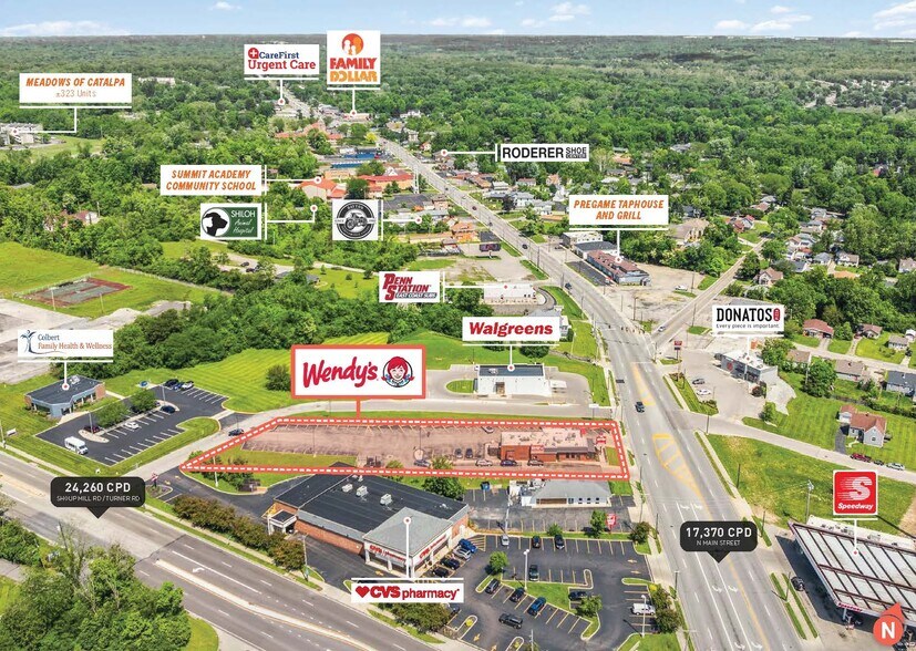 More Photos Of 4997 N Main St, Dayton Fast Food For Sale