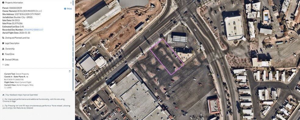 More Photos Of 1027 Boulder City Pkwy, Boulder City Land For Sale