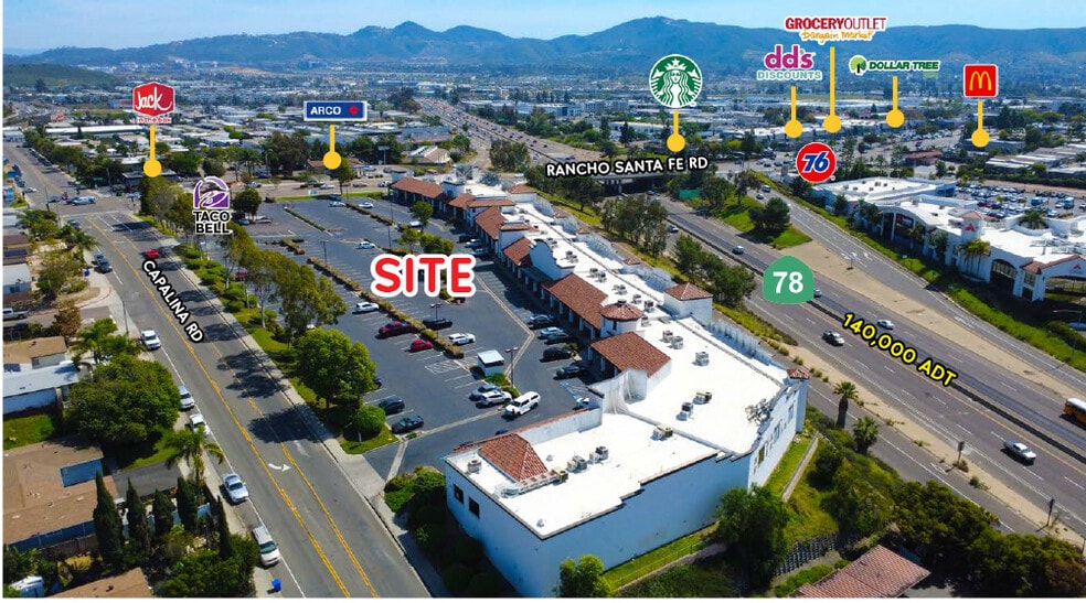 More Photos Of 100-120 N Rancho Santa Fe Rd, San Marcos Unknown For Lease