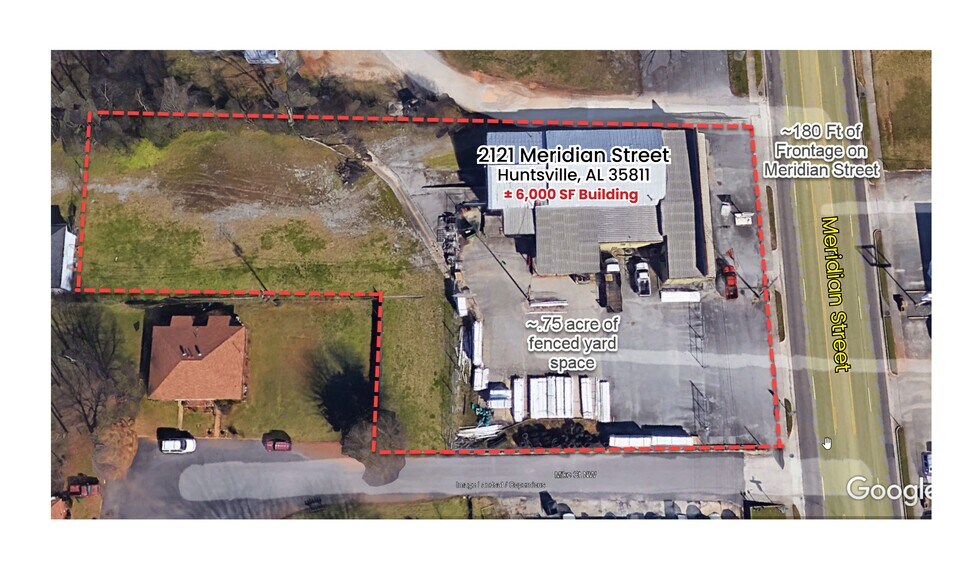 More Photos Of 2121 Meridian Ave, Huntsville Flex For Lease