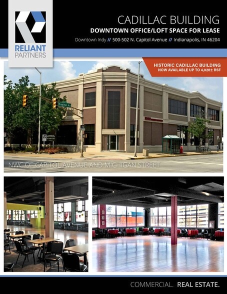 More Photos Of 500-502 N Capitol Ave, Indianapolis Loft Creative Space For Lease